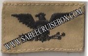 Cap Device Captain 0-6 Navy Embroidered  - Desert 