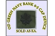 Cap Device Commander 0-5 Navy Embroidered Subdued OD Green