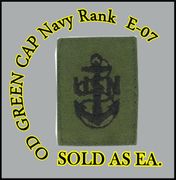 Cap Device Navy Embroidered Subdued OD Green Chief E-7