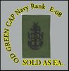 Cap Device Navy Embroidered Subdued OD Green Senior Chief E-8