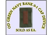 Cap Device O-1 Ensign Navy Embroidered Subdued OD Green