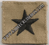 Cap Device Rear Admiral Lower 0-7 Navy Embroidered  Desert Tan