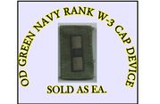 Cap Device WO3 Navy Embroidered  Subdued OD Green