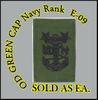 Cap DevicebNavy Embroidered Subdued OD Green Master Chief E-9
