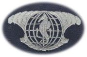 37 Enlisted INTEGRATED UNDERSEA SURVEILLANCE, Breast Device, on Olive green fabric