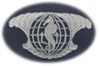 37 Enlisted INTEGRATED UNDERSEA SURVEILLANCE, Breast Device, on Olive green fabric 37 Enlisted INTEGRATED UNDERSEA SURVEILLANCE, Breast Device, on Olive green fabric