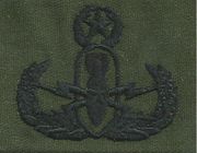 20 Master EOD Breast Device, on Olive green fabric
