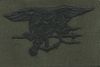 8 Special Warfare (Navy Seal) Breast Device, on Olive green fabric 8 Special Warfare (Navy Seal) Breast Device, on Olive green fabric