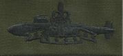 44 SSBN Deterrent Patrol, Breast Device, on Olive green fabric