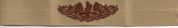 SUBMARINE ENLISTED, Breast Device, Embroidered in GOLD Thread on TAN fabric