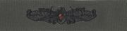 26 Surface Warfare Medical Corps  Breast Device, on Olive green fabric