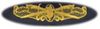 27 Surface Warfare Medical Service Breast Device, on Olive green fabric 27 Surface Warfare Medical Service Breast Device, on Olive green fabric