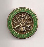SBCB Department of Army Small Hat Pin 