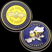 SEABEE AND COMBAT WAREFARE COINS