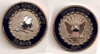 SEABEE AND NAVY LOGO COINS