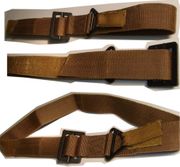 Seabee Cruise Box Rigger's  INSTRUCTORS Belt 1.5" is a light weight  tactical belt, coyote tan, 
