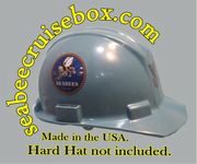 SEABEE STICKER BLUE SEABEE CAN DO DARK BLUE  WE BUILD WE FIGHT SEABEE CAN DO