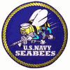 SEABEES 10" Patch