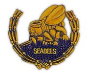 SEABEES WREATH small hat pin