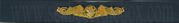 SUBMARINE MEDICAL, Breast Device, Embroidered in Gold Thread on BLUE coverall fabric