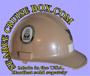 SUPERVISOR OF SHIPBUILDING GULF COAST.  COMMAND HARDHAT STICKER