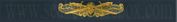 SURFACE WAREFARE NURSES CORP, Breast Device, Embroidered in Gold Thread on BLUE coverall fabric