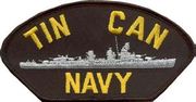 TIN CAN NAVY HAT PATCHES