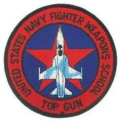 U.S. FIGHTER SCHOOL TOP GUN 4" PATCH