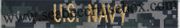  U. S. Navy breast Taps with gold letters.