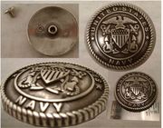 U. S. NAVY CONCHO 1 1/4"