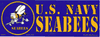 U S NAVY SEABEE  BUMPER STICKER