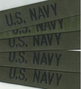 U.S. NAVY tape IN OD Green