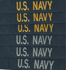 U S NAVY Uniform Tape in Coverall Blue