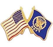 US/USN FLAGS Small Hat Pin 