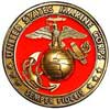 USMC Car Grill Badges