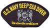 USN DEEP SEA DIVER HAT PATCH