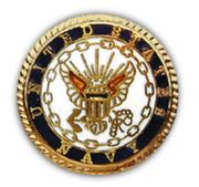 USN small hat pin