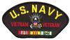 USN VN VET HAT PATCH