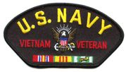 USN VN VET HAT PATCH