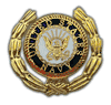 USN WREATH small hat pin