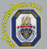 USS ANTIETEAM CG 54 COMMAND HARDHAT STICKER "TALL x "WIDE
