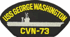 USS GEORGE WASHINGTON CVN-73 PATCH