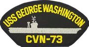 USS GEORGE WASHINGTON CVN-73 PATCH