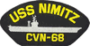 USS NIMITZ CVN-68 PATCH