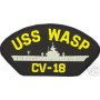 USS WASP CV-18 PATCH