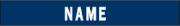 UTILITY JACKET NAME TAPES Embroidered name tapes for "OLD" BLUE utility jackets.  3 TAPE MINIMUM ORDER 