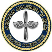  Navy Ball Cap Device - Aviation Machinist (AD) Oxidized