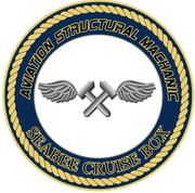 Navy Ball Cap Device - Aviation Structure Mechanic Am Oxidized