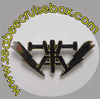 Navy Ball Cap Device - Fire Controlman (FC) Navy Ball Cap Device - Fire Controlman (FC)