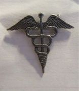  Navy Ball Cap Device - Hospital Corpsman (HM)
